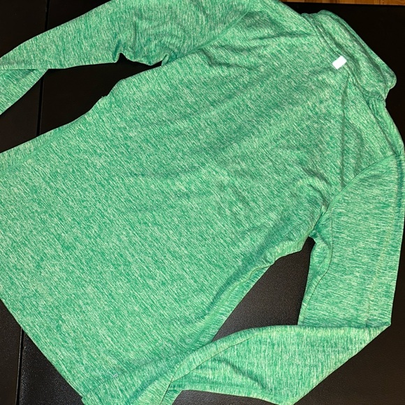 Nike Top Womens Green Long Sleeve Lightweight Running Dri-Fit Quarter Zip - Picture 4 of 4